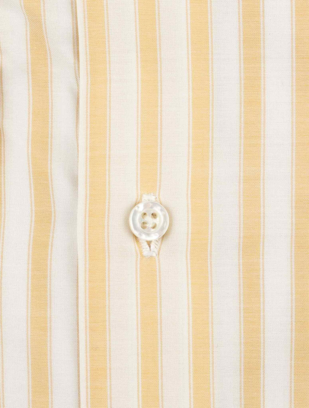 Isaia Yellow White Cotton Shirt 3