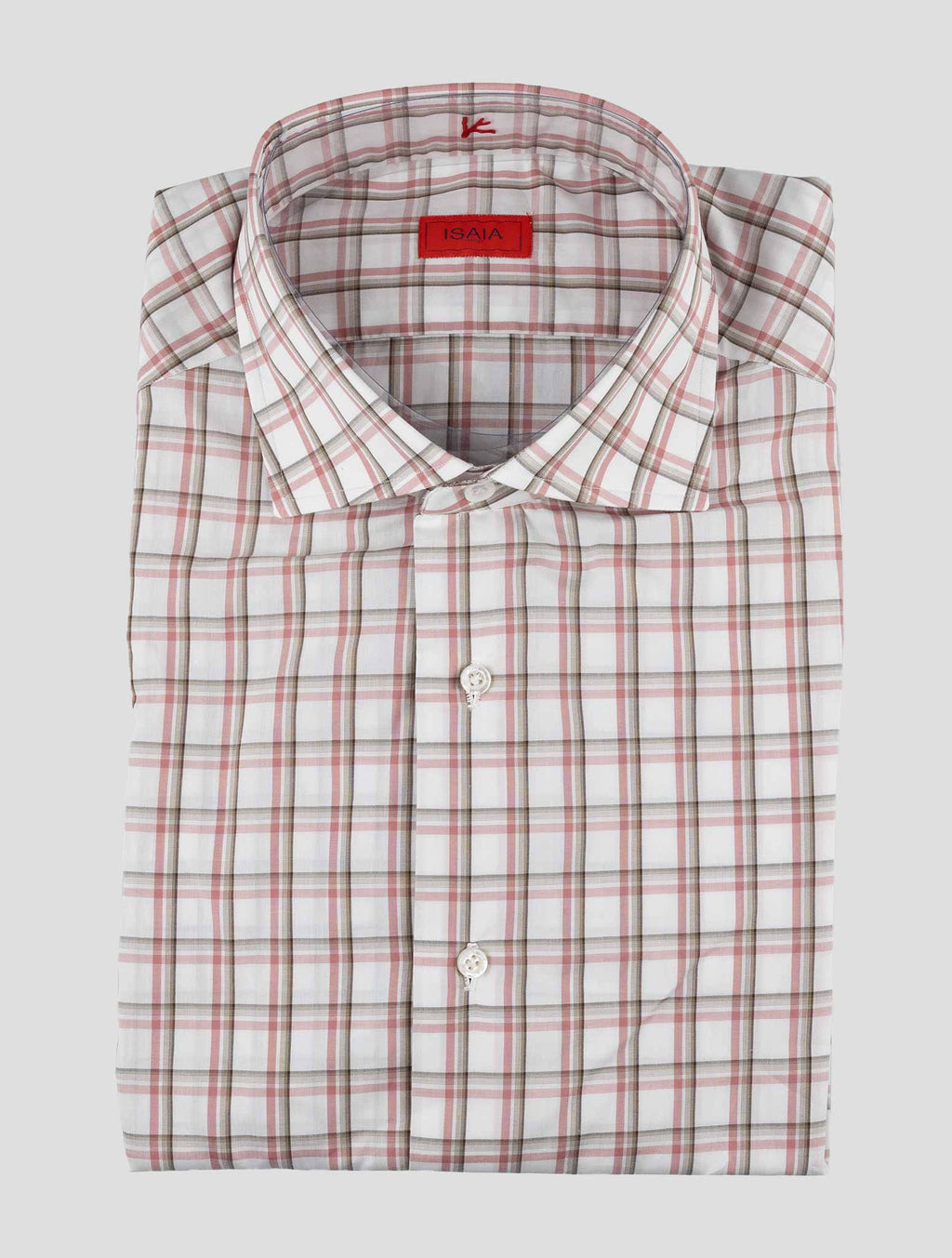 Isaia Multicolor Cotton Shirt 1
