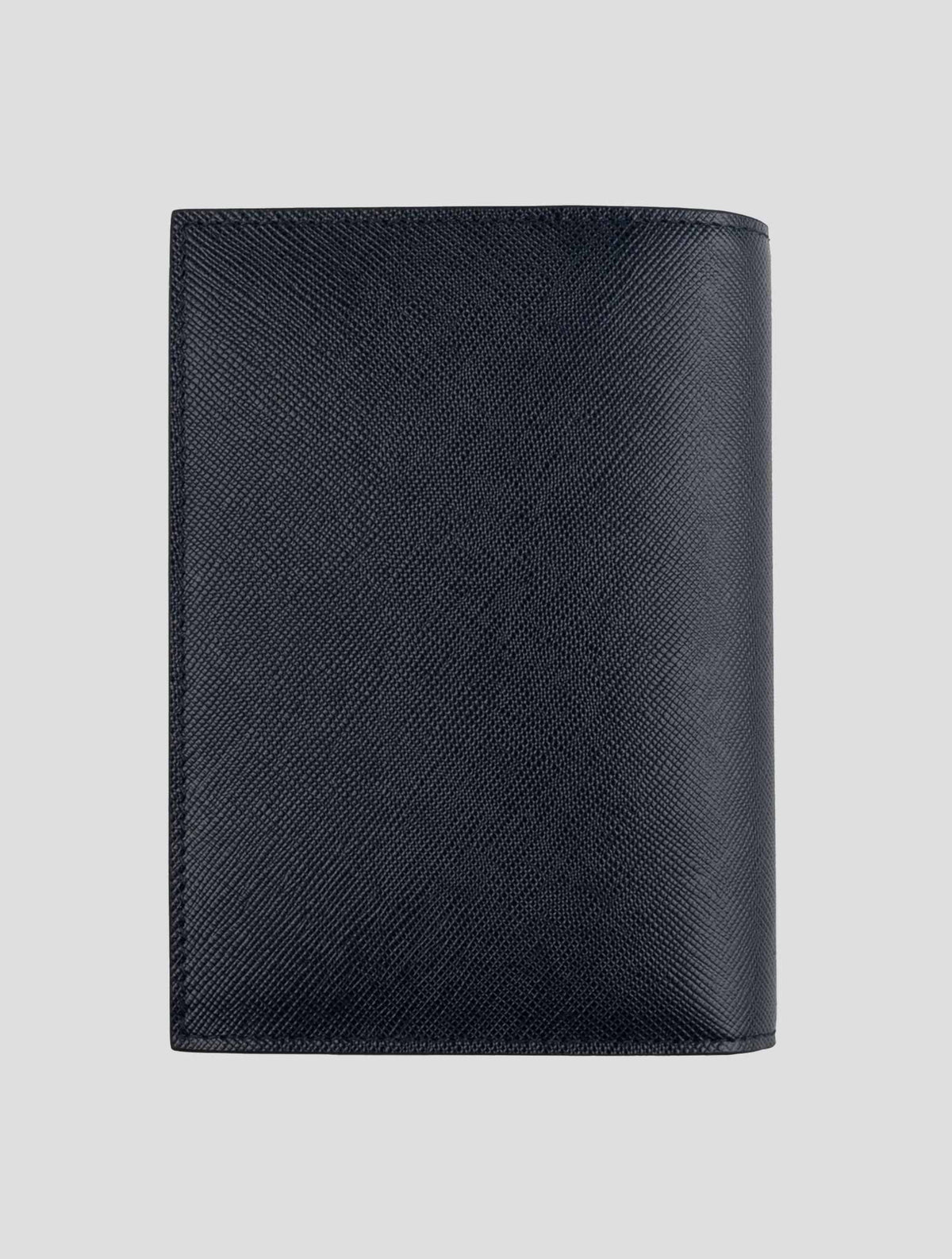 Kiton Blue Leather Passport Holder 2
