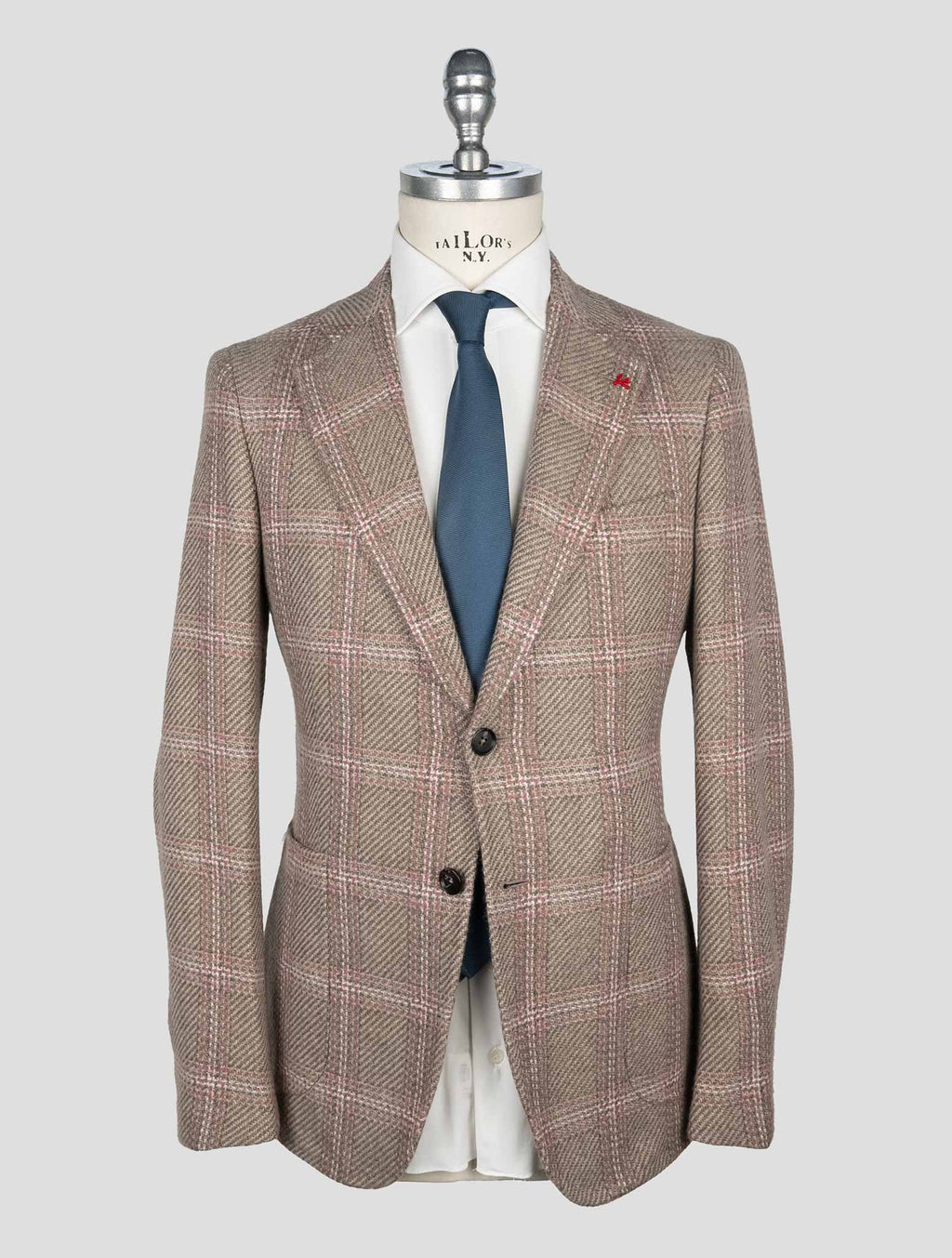 Isaia Light Brown Cashmere Blazer 1