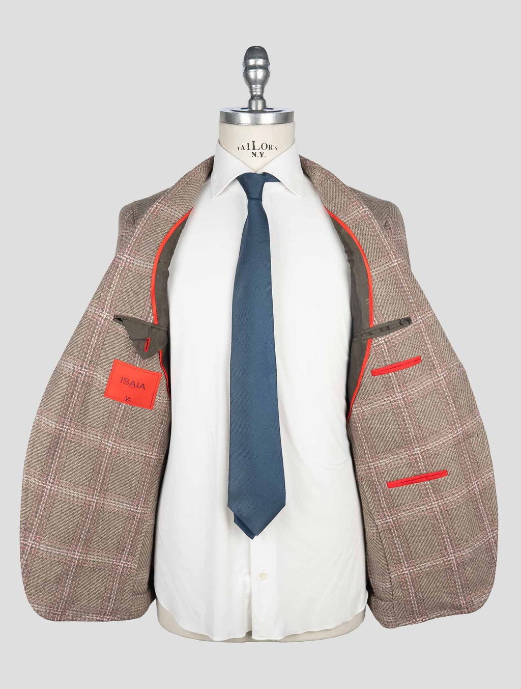 Isaia Light Brown Cashmere Blazer 6