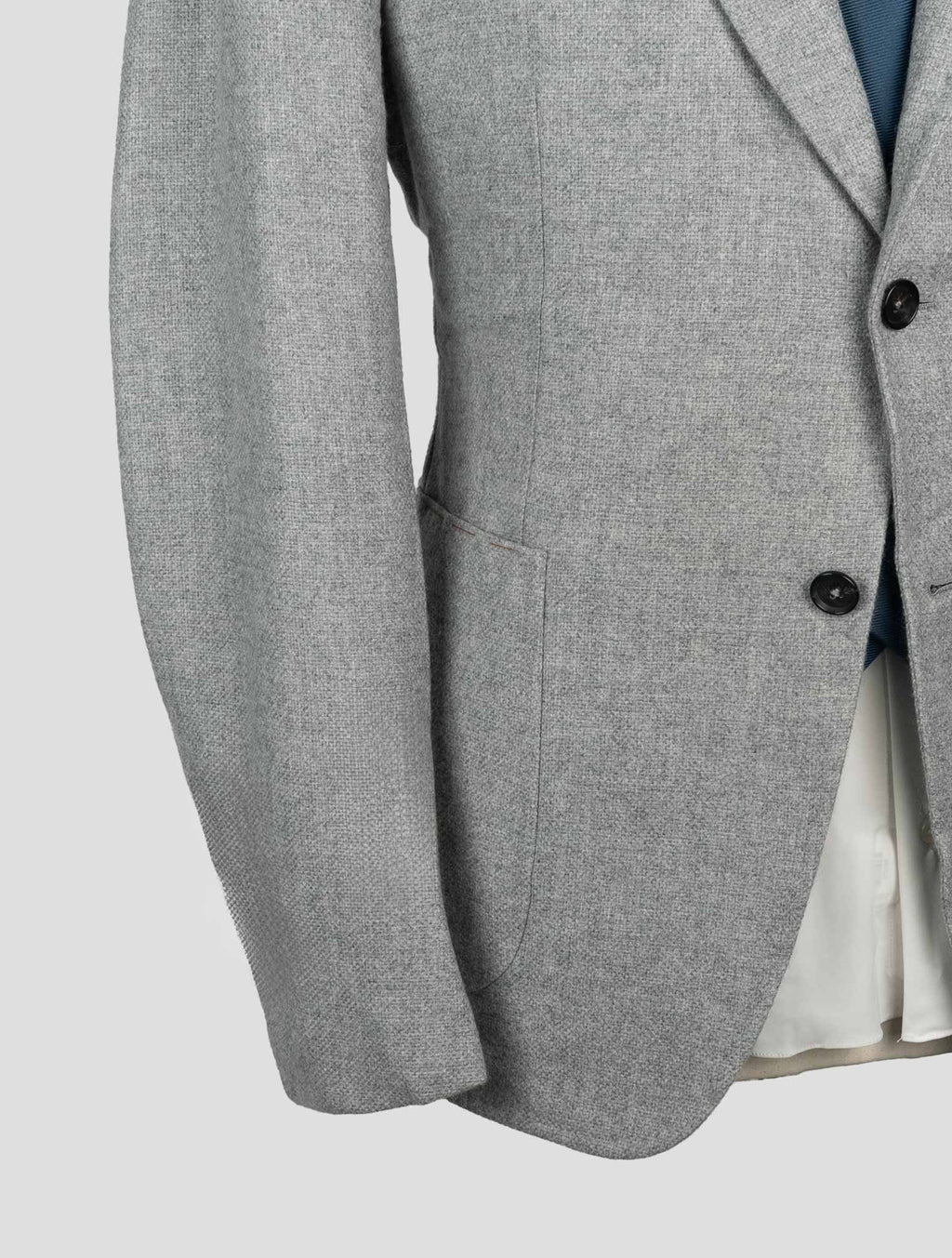 Isaia Gray Cashmere Blazer 4