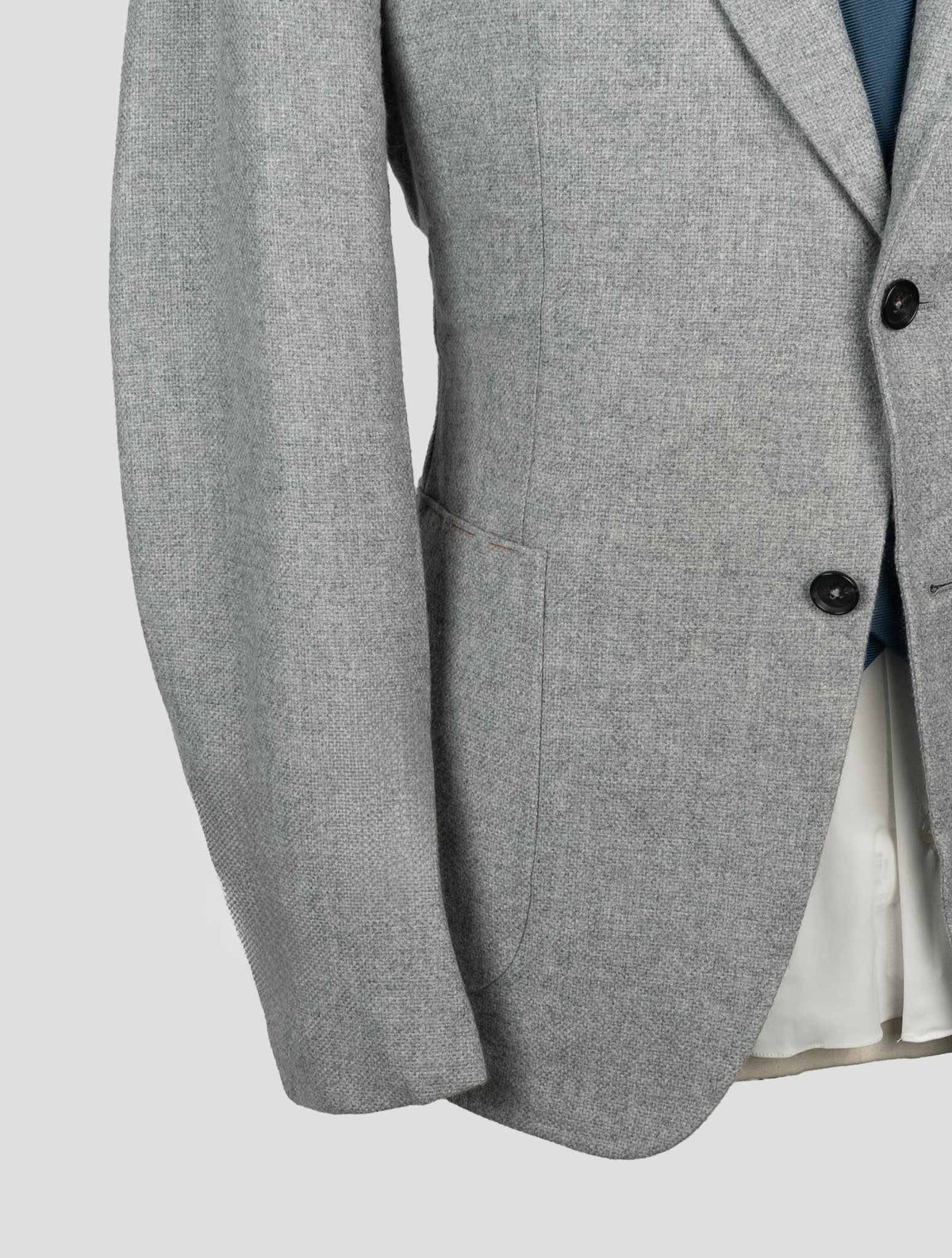 Isaia Gray Cashmere Blazer 4