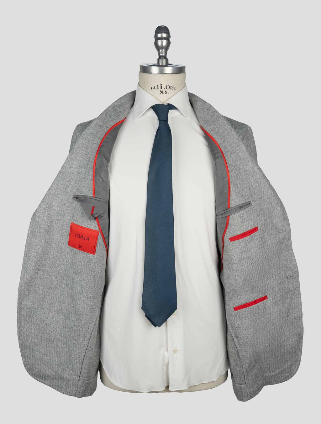 Isaia Gray Cashmere Blazer 6