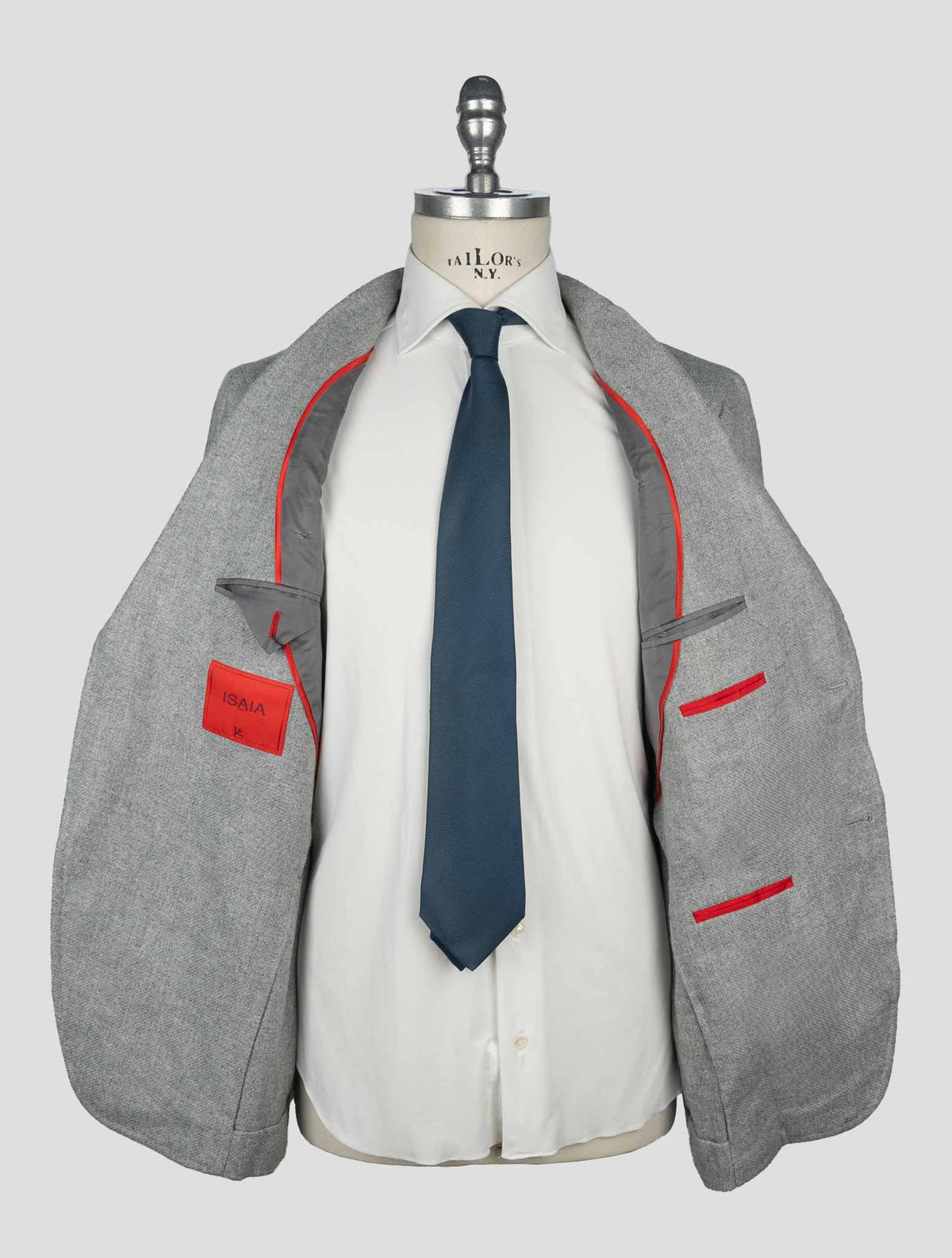 Isaia Gray Cashmere Blazer 6