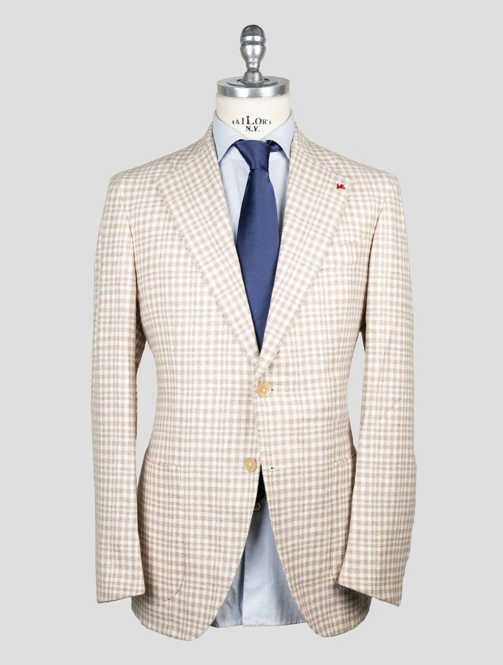 Isaia Beige Cashmere Blazer 1