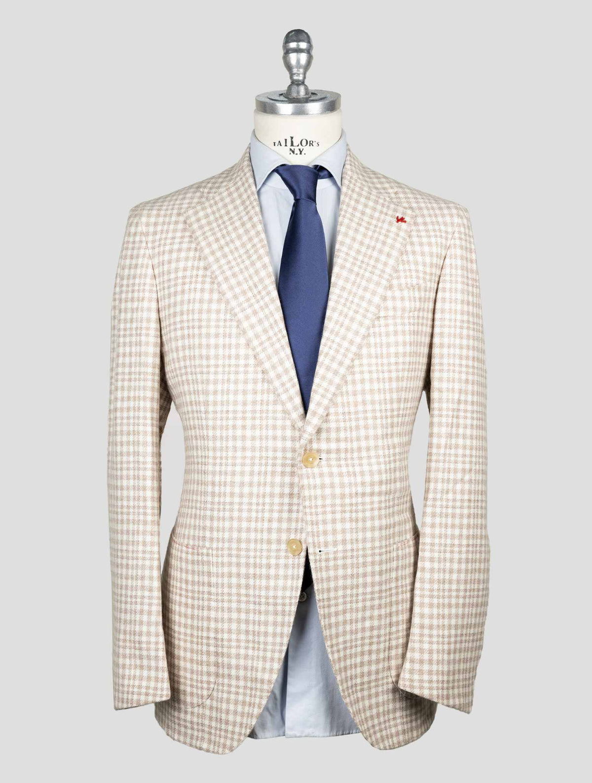Isaia Beige Cashmere Blazer 1