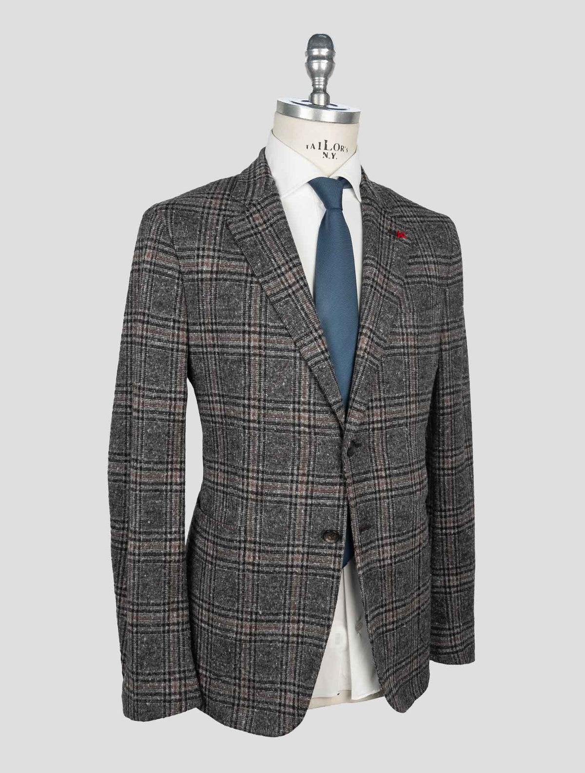 Isaia Multicolor Wool Cotton Silk Blazer 2