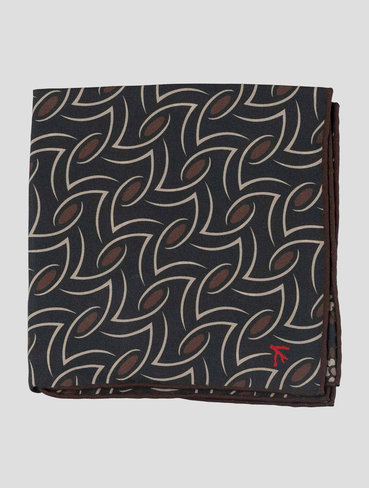 Isaia Multicolor Silk Pocket Square 1