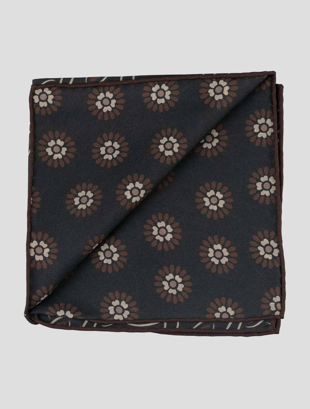 Isaia Multicolor Silk Pocket Square 2