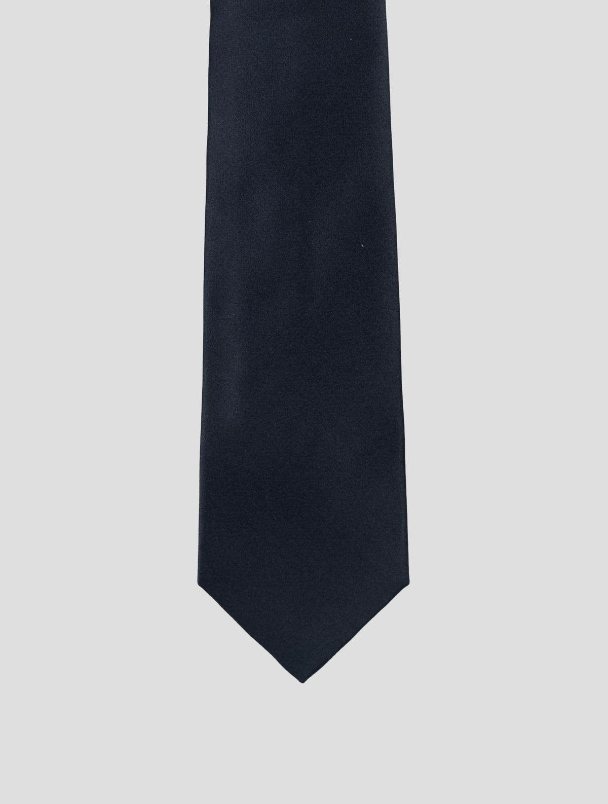Isaia Black Silk Tie 2