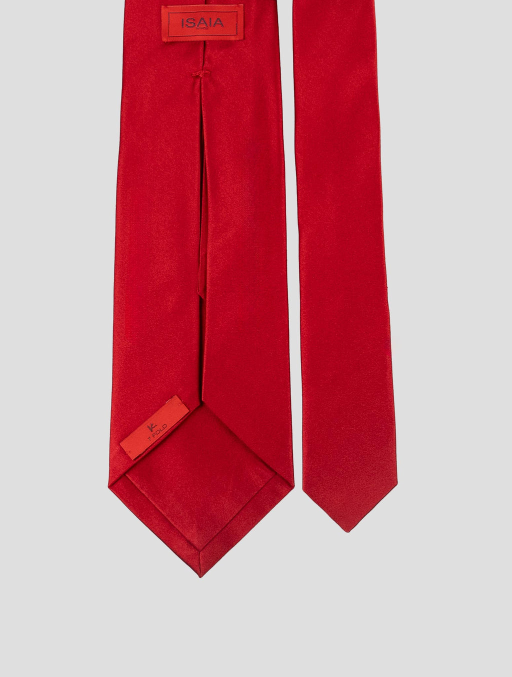 Isaia Red Silk Tie 3