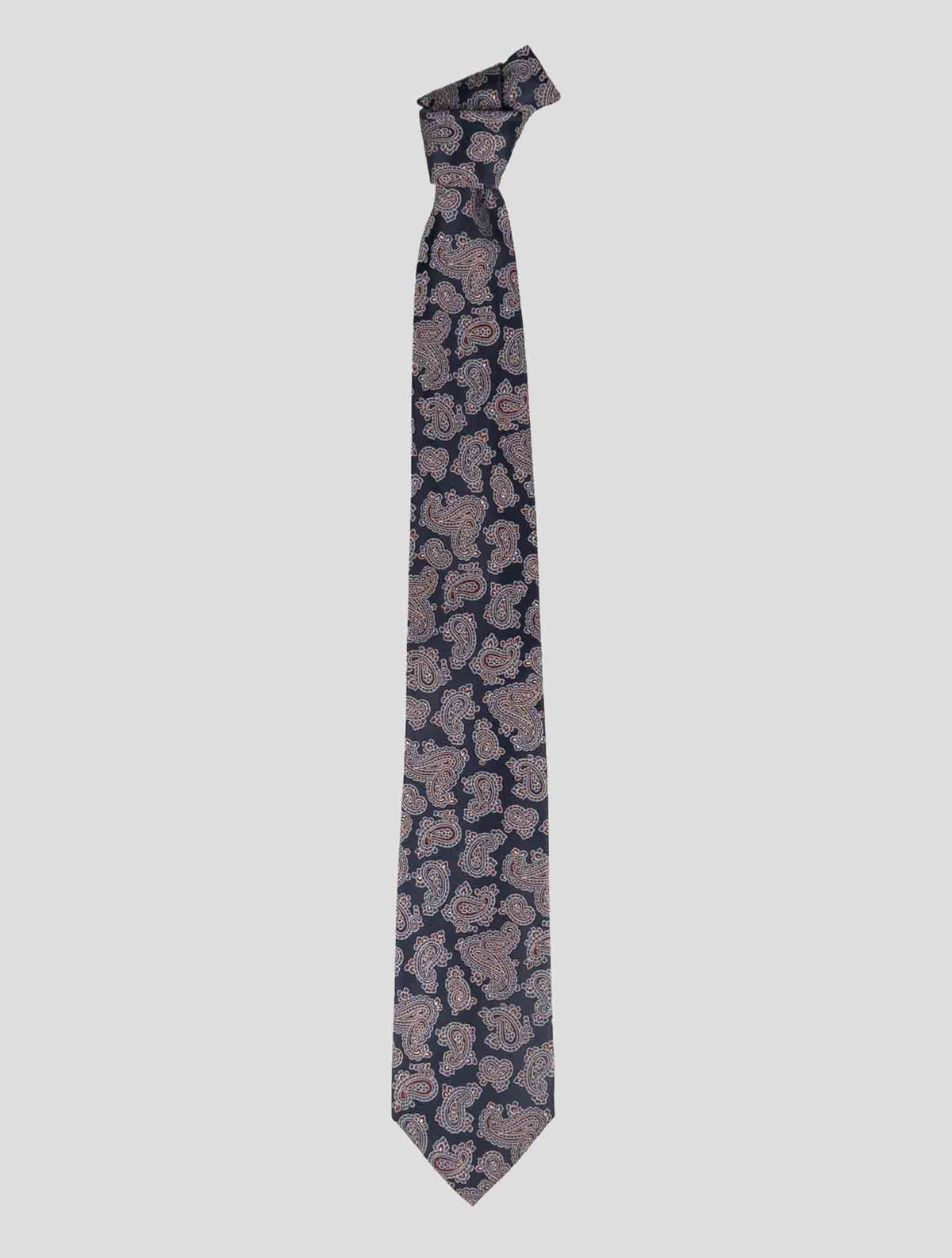 Isaia Multicolor Silk Tie 1