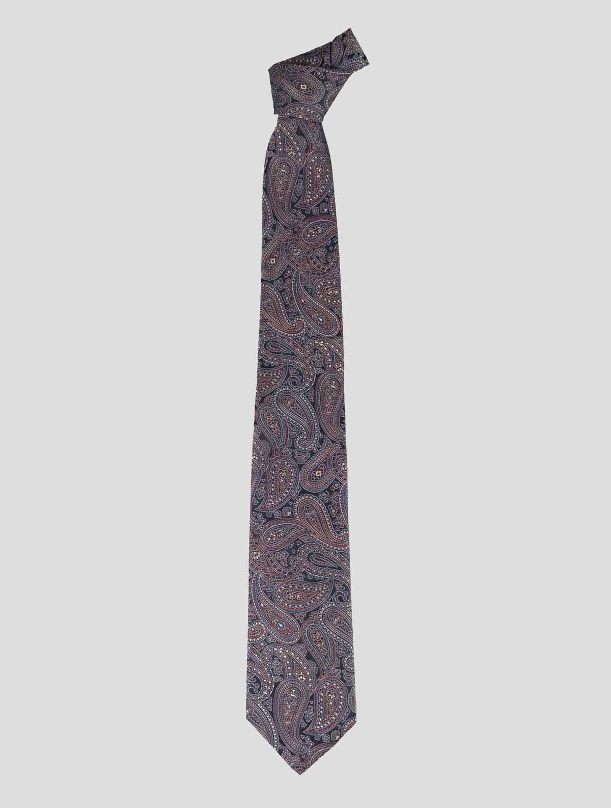 Isaia Multicolor Silk Tie 1