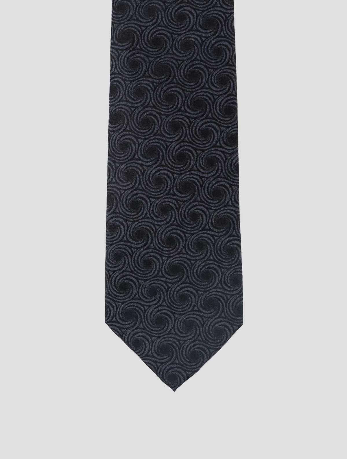 Isaia Dark Blue Silk Tie 2