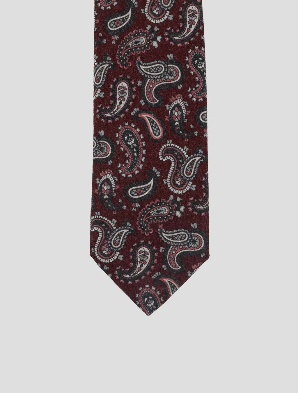 Isaia Multicolor Wool Silk Tie 2