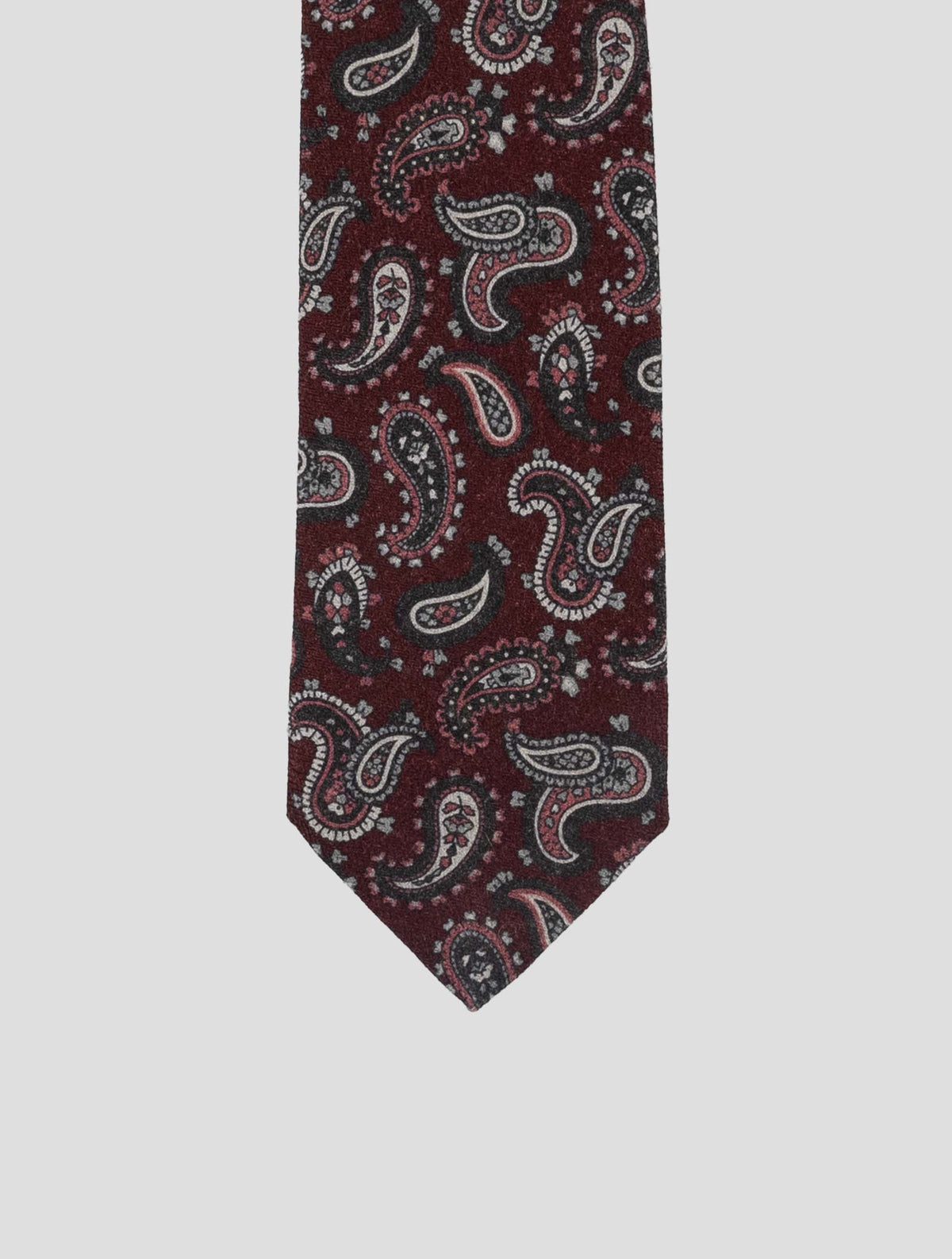 Isaia Multicolor Wool Silk Tie 2