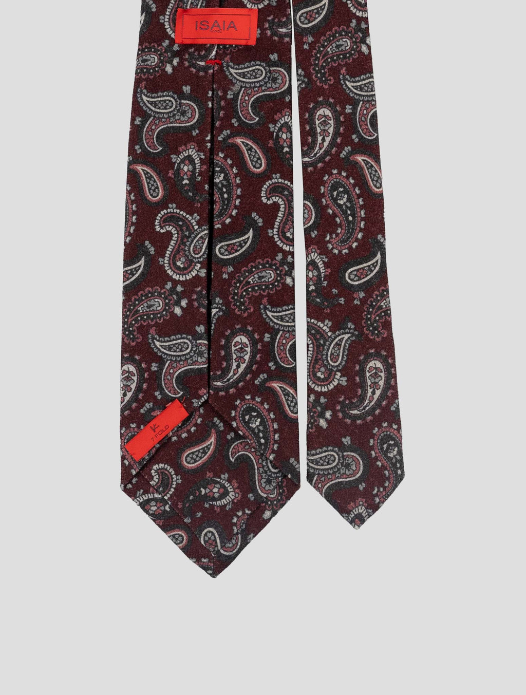 Isaia Multicolor Wool Silk Tie 3