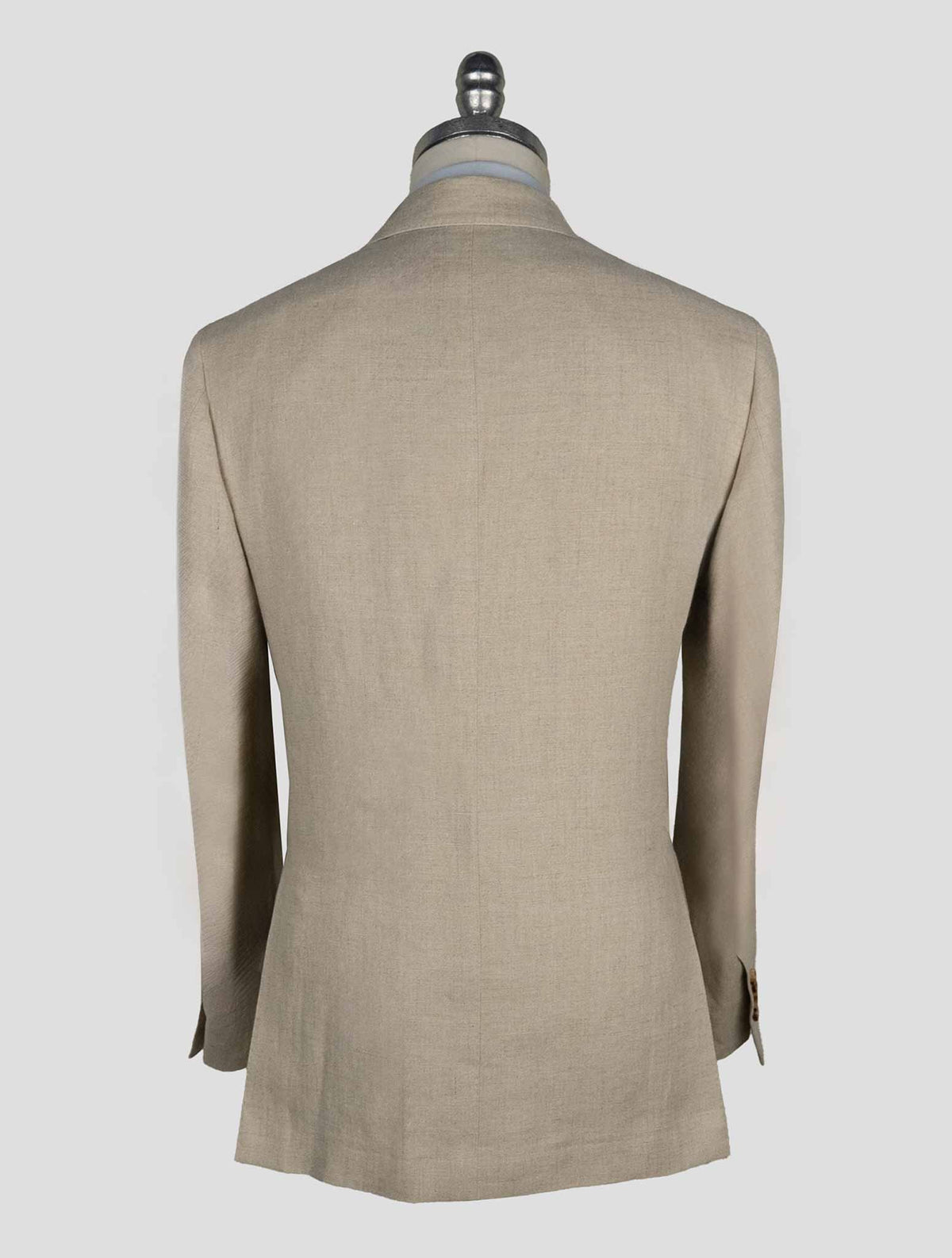 Sartorio Napoli Beige Linen Blazer 3
