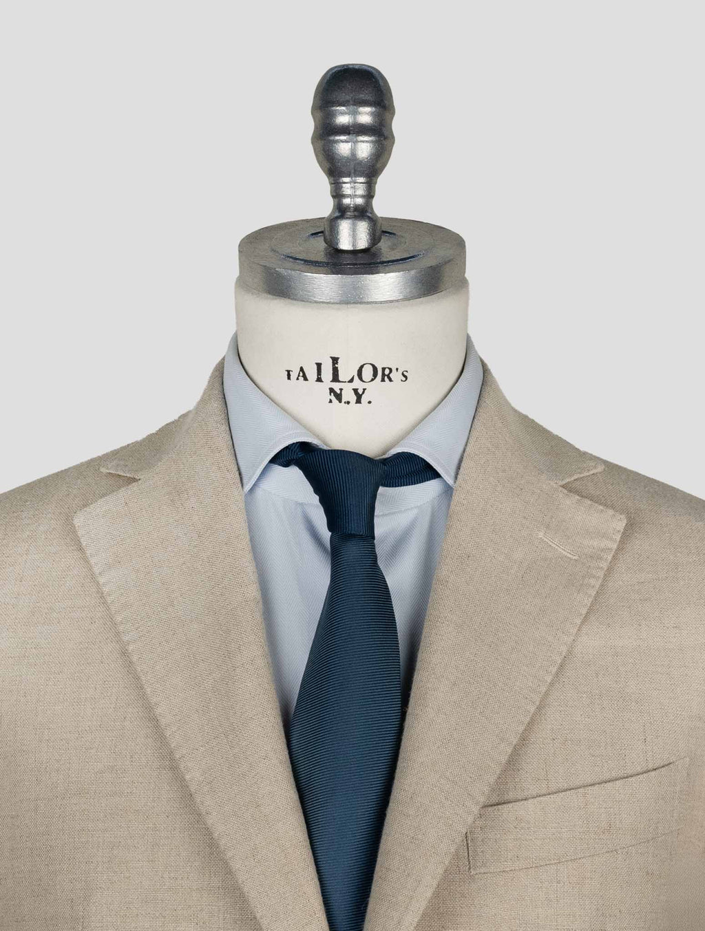 Sartorio Napoli Beige Linen Blazer 4