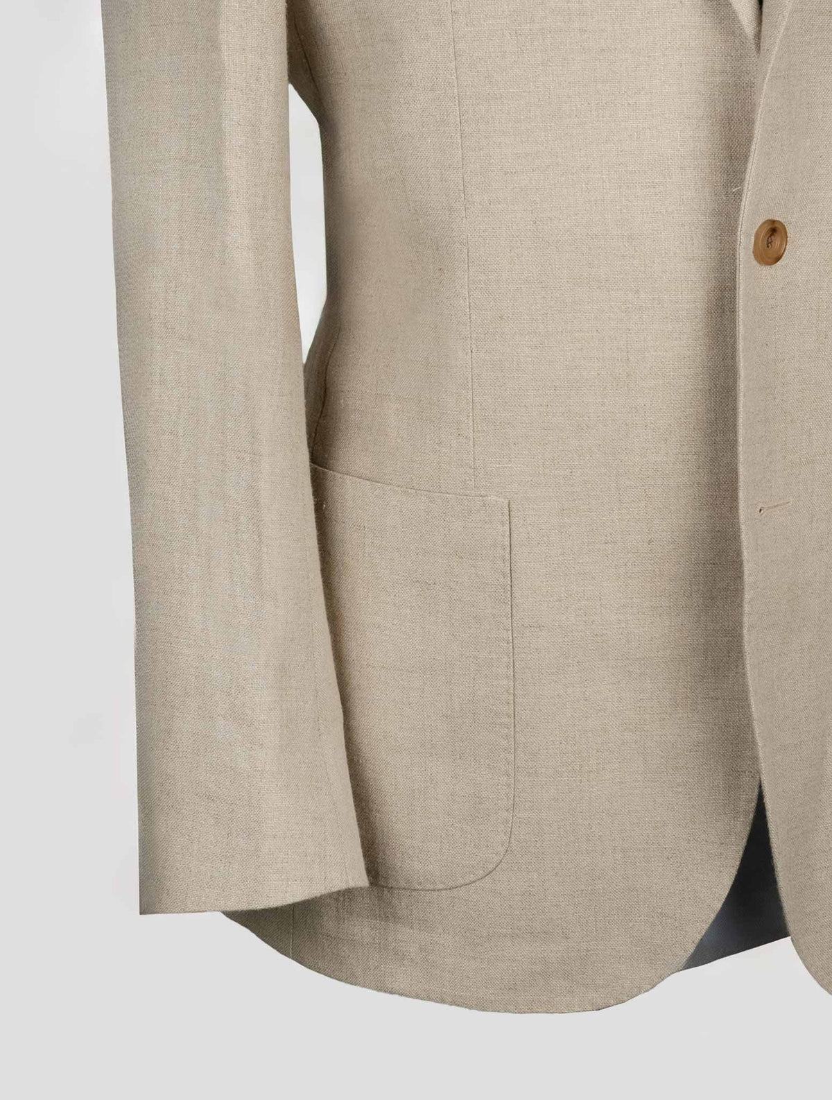 Sartorio Napoli Beige Linen Blazer 5