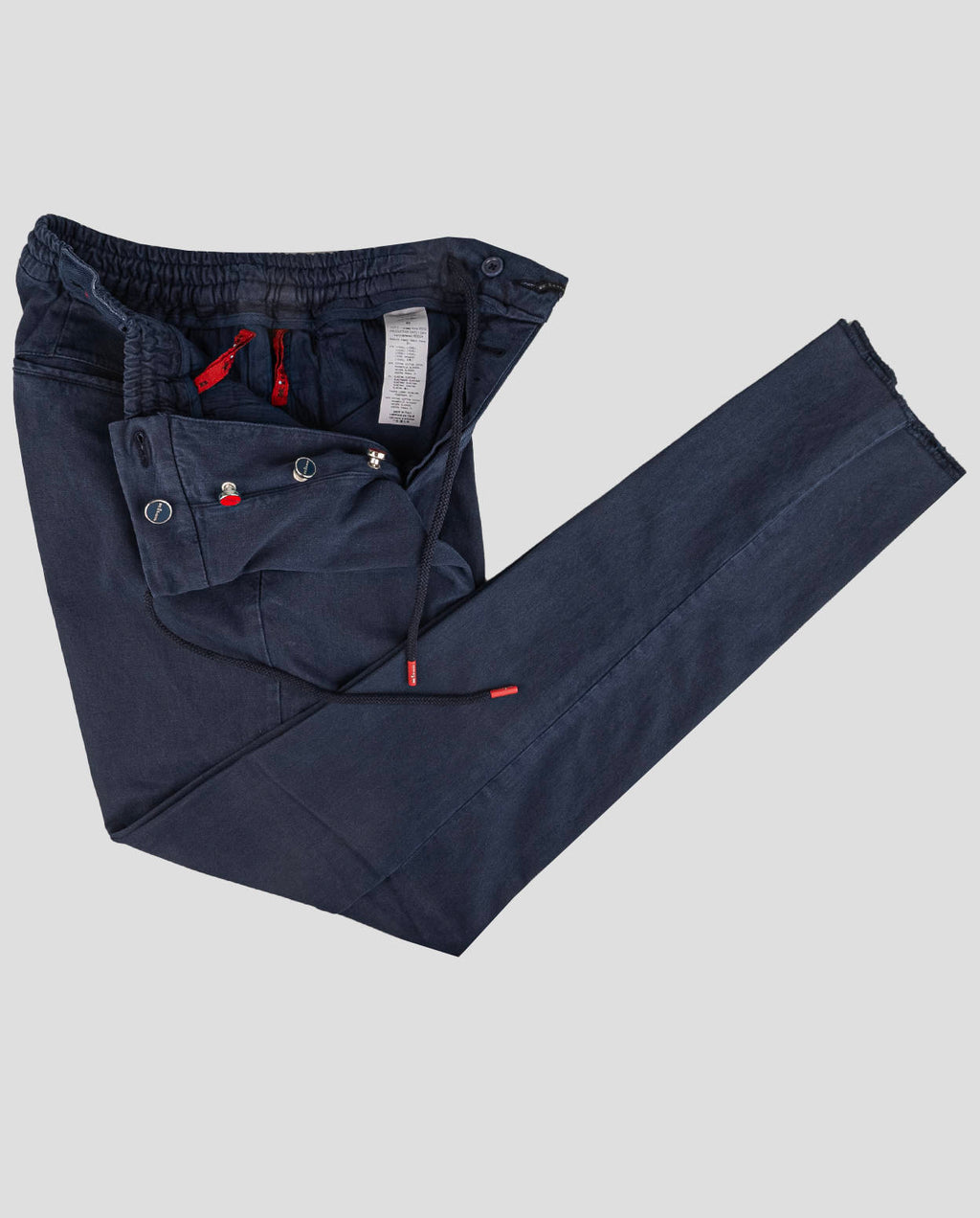 Kiton Blue Lyocell Cotton Ea Pants 2