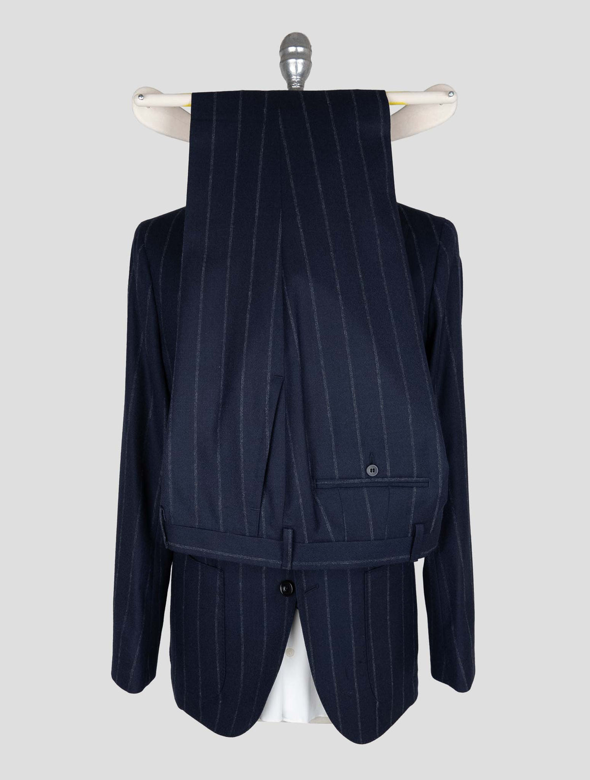 Sartorio Napoli Blue Virgin Wool Ea Suit 4