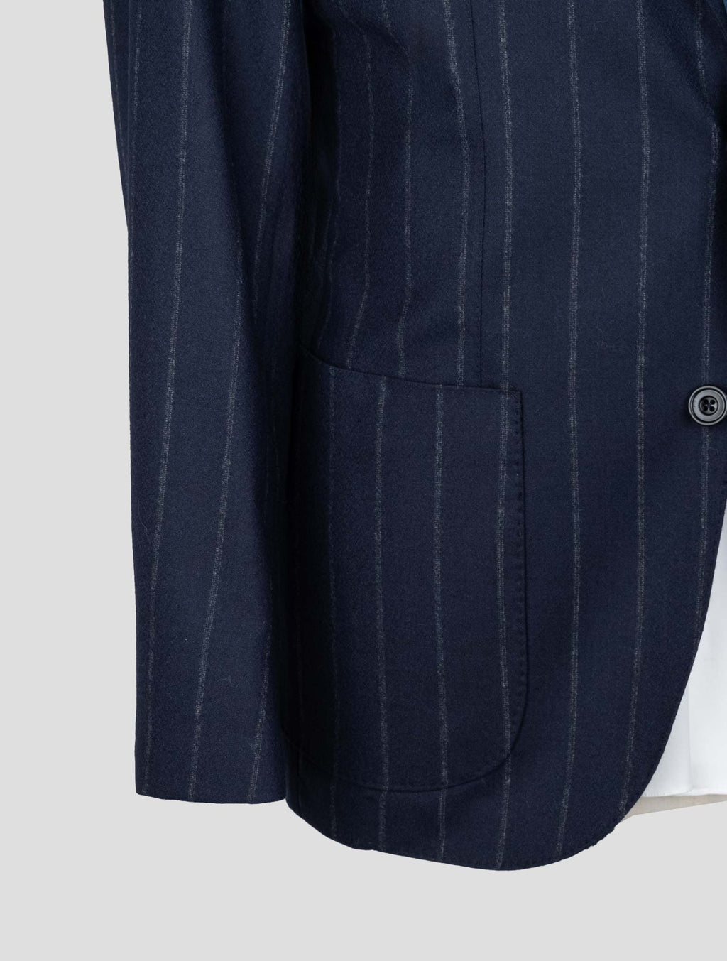Sartorio Napoli Blue Virgin Wool Ea Suit 6