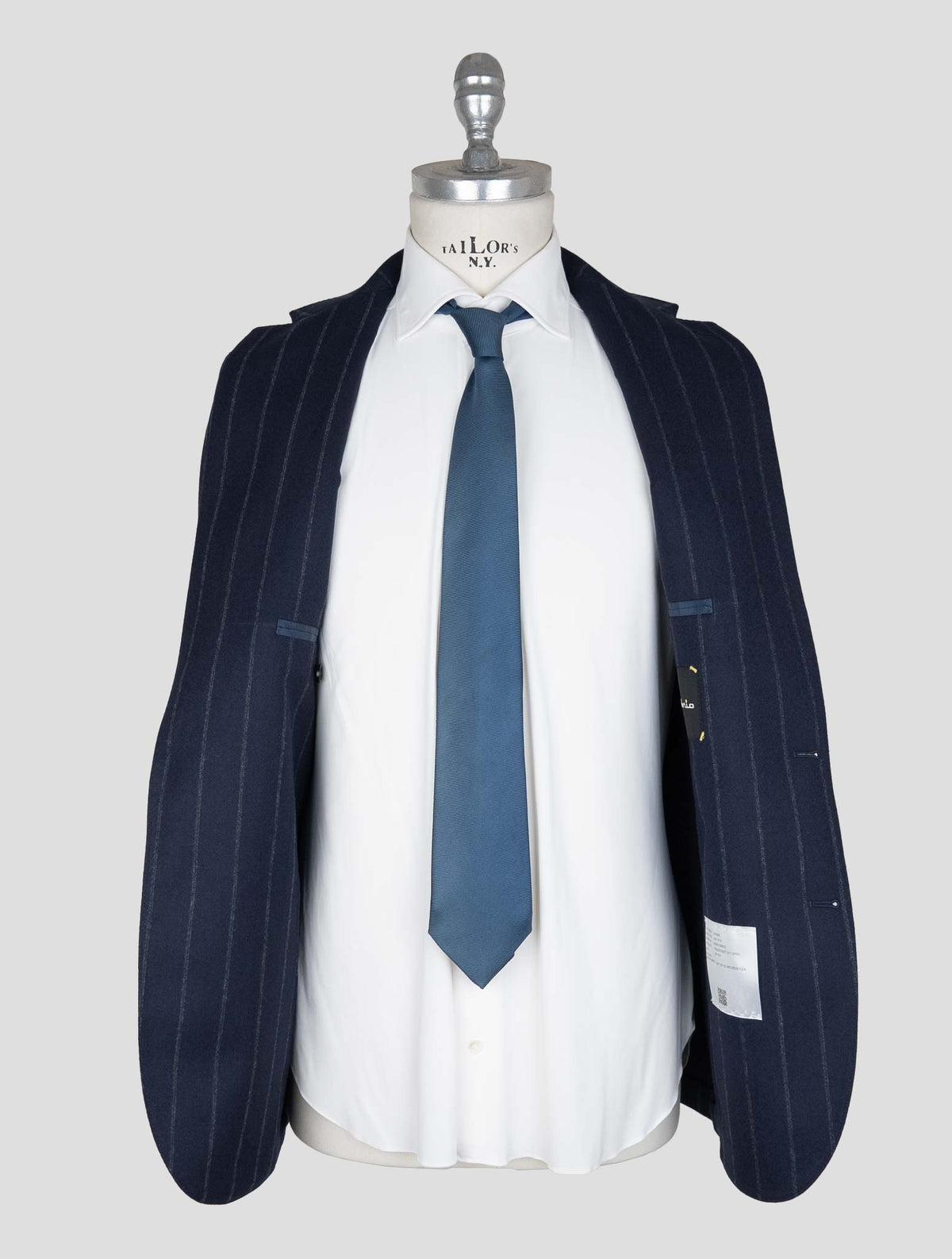 Sartorio Napoli Blue Virgin Wool Ea Suit 7