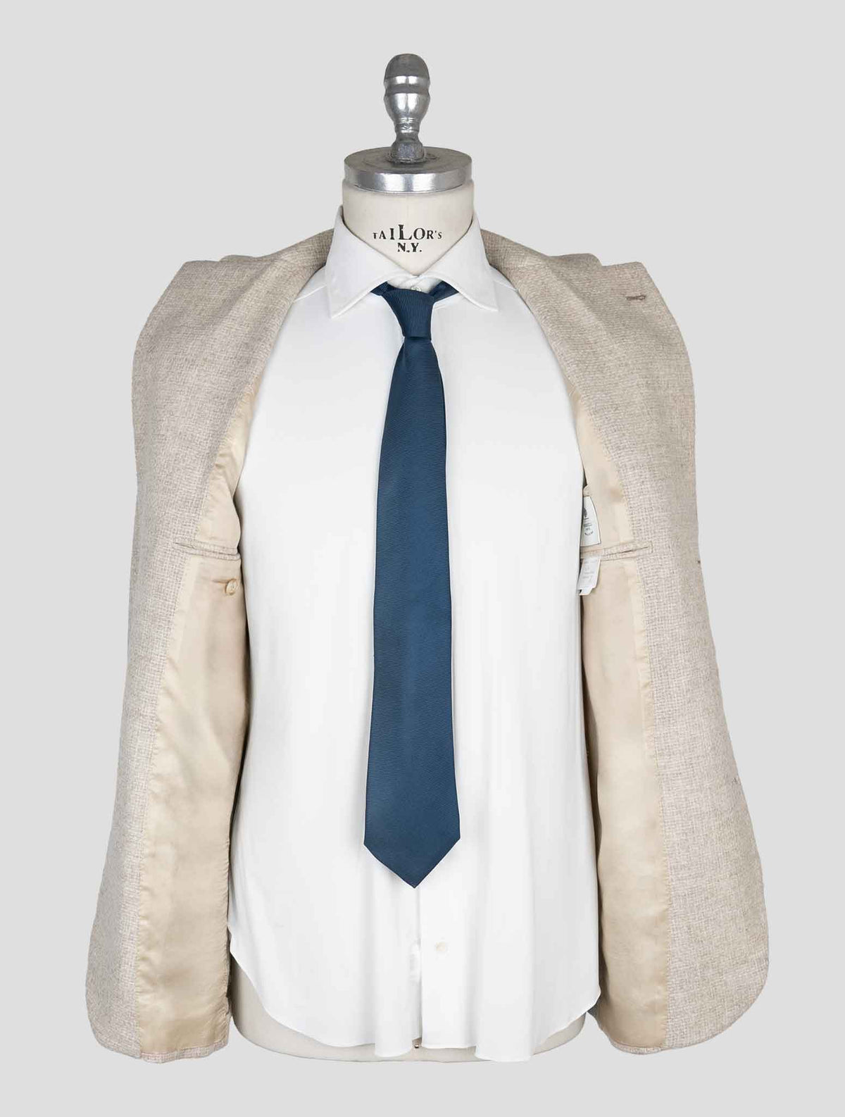 Luigi Borrelli Beige Virgin Wool  Blazer 6