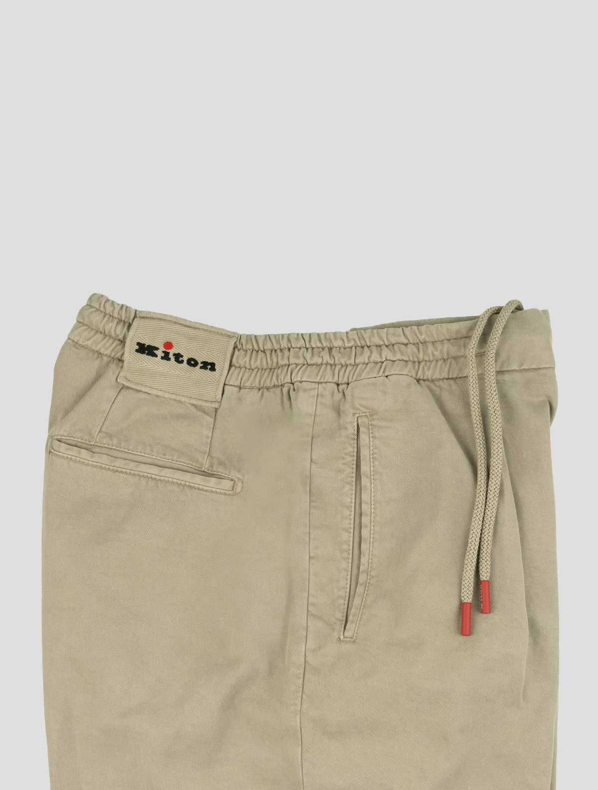 Kiton Beige Lyocell Cotton Ea Pants 3