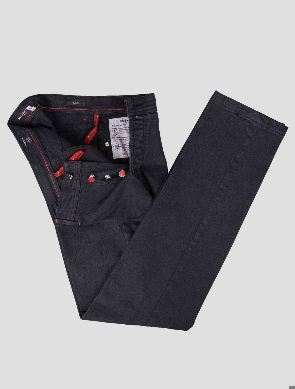 Kiton Black Cotton Ea Jeans 2