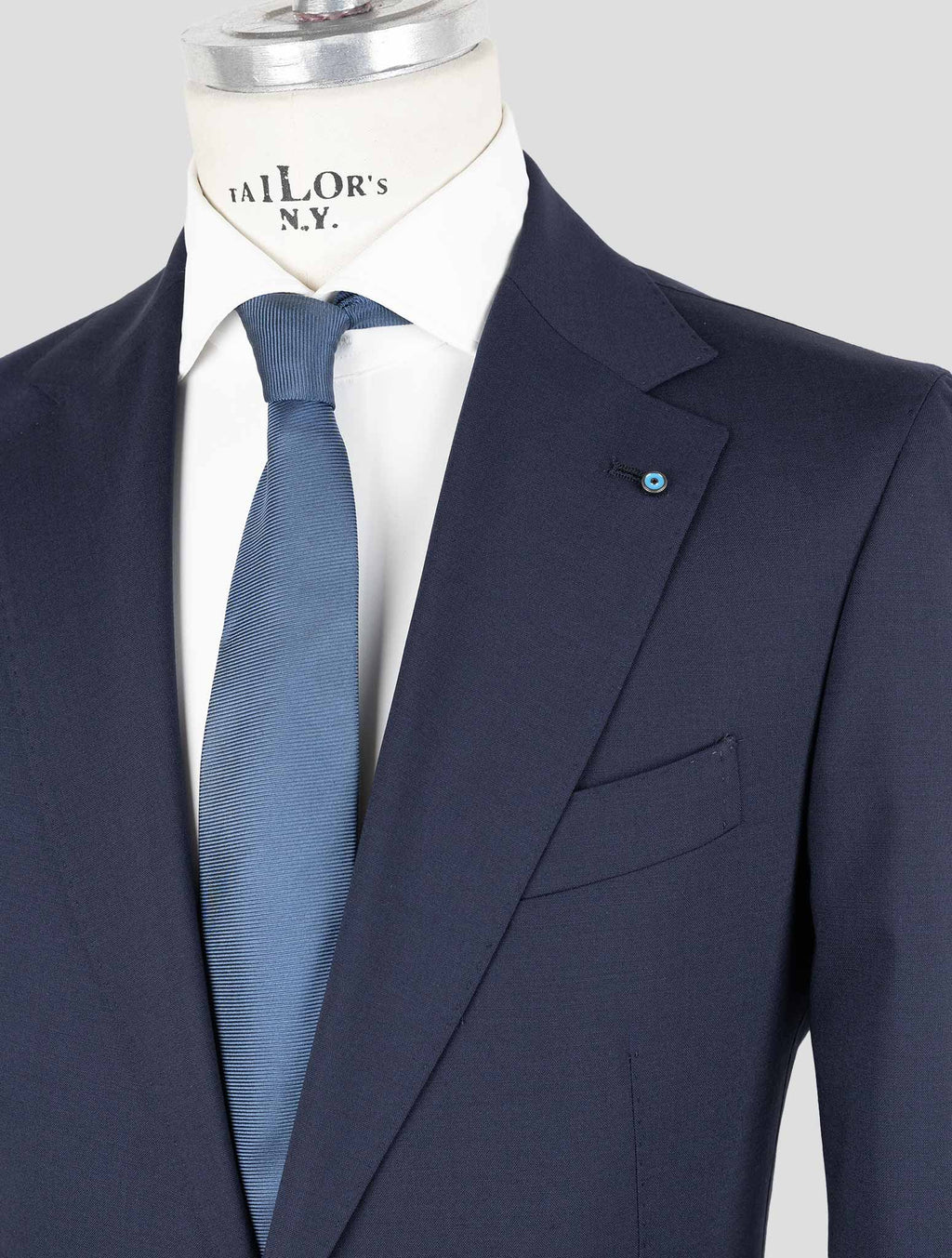 Giampaolo Blue Wool Pl Ea Suit 6