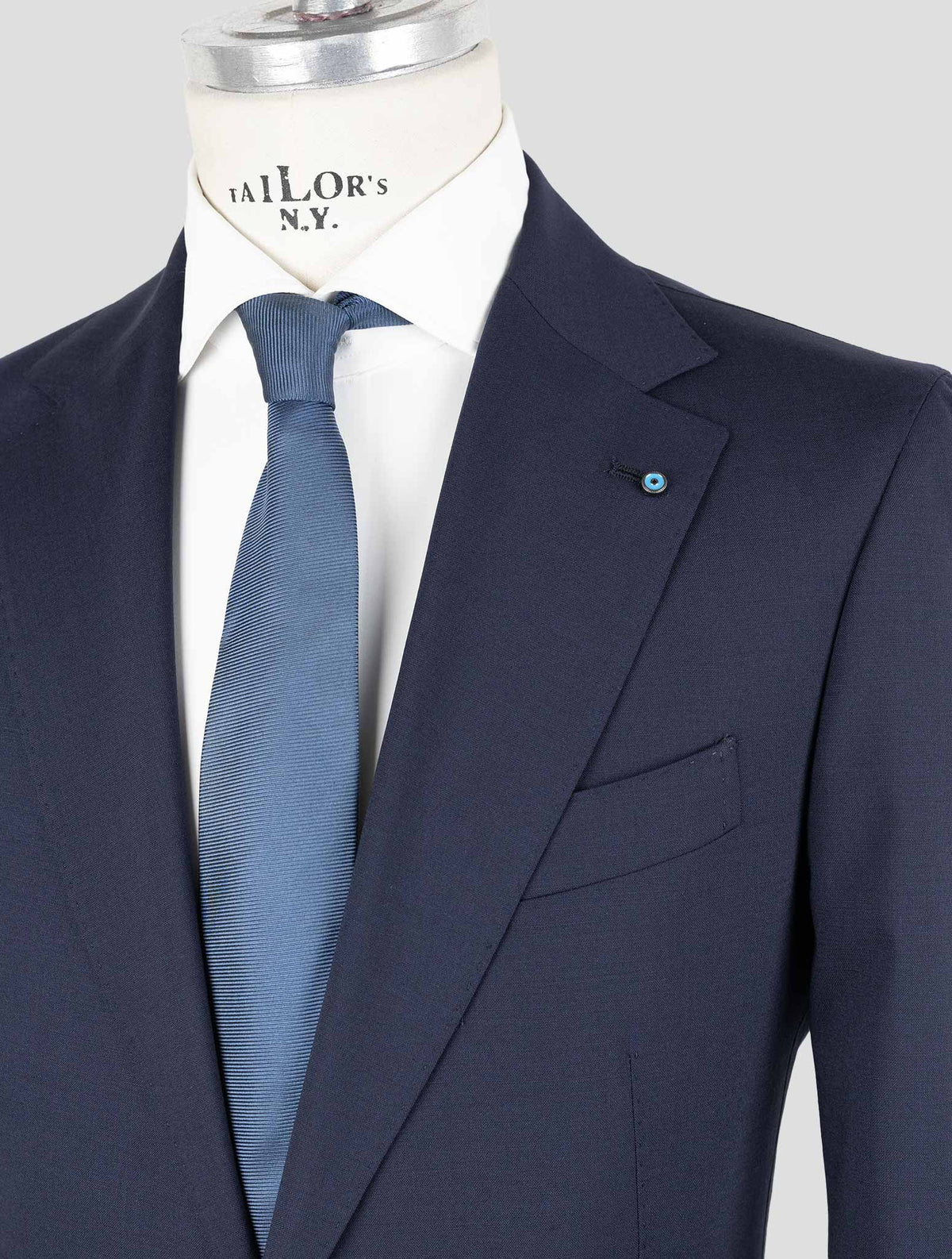Giampaolo Blue Wool Pl Ea Suit 6