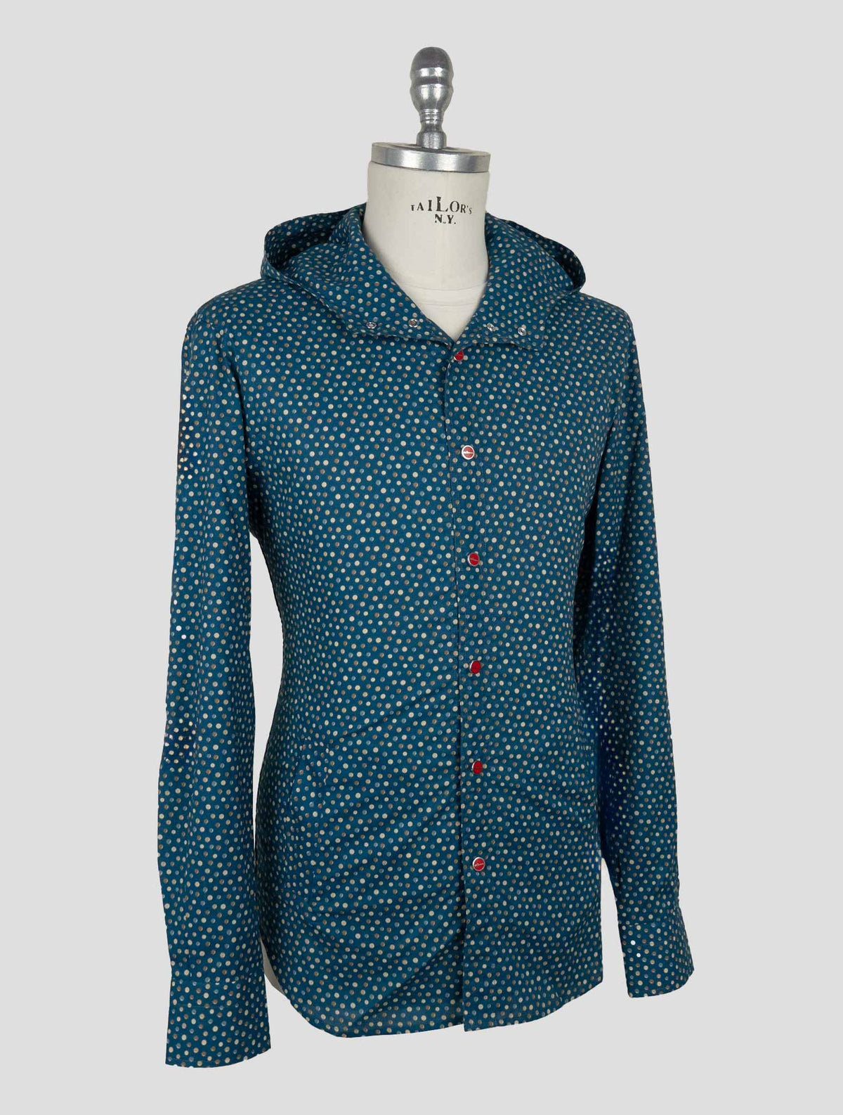 Kiton Blue Cotton  Shirt Mariano 3