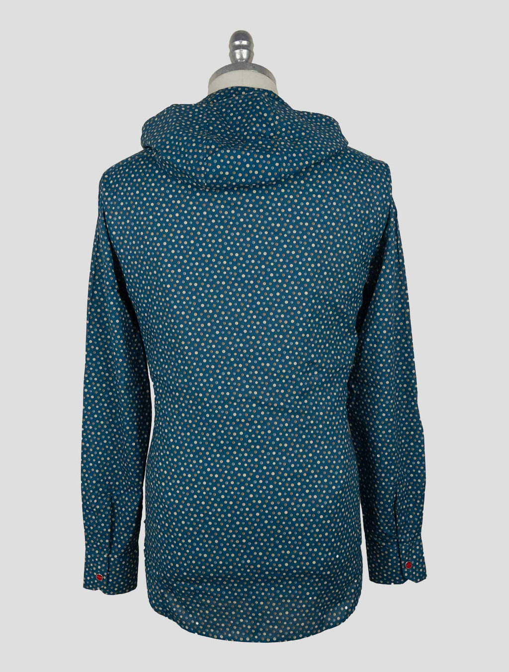 Kiton Blue Cotton  Shirt Mariano 4