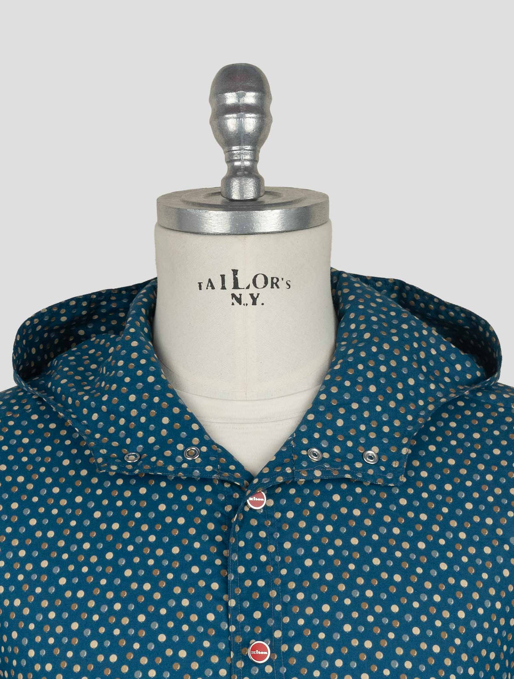 Kiton Blue Cotton  Shirt Mariano 5