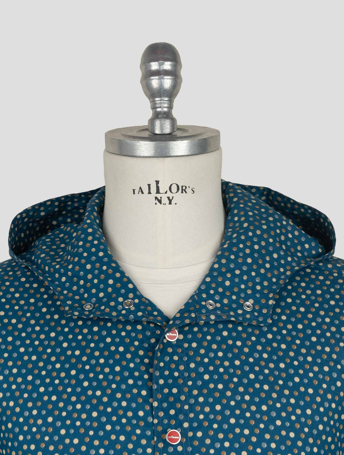 Kiton Blue Cotton  Shirt Mariano 5