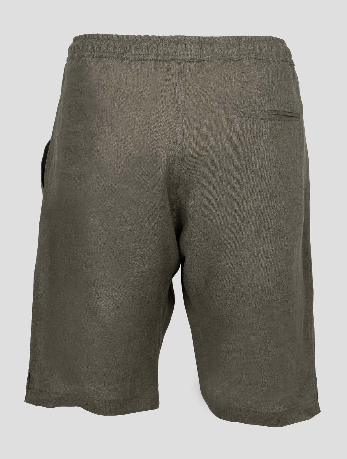 Kiton Taupe Linen Short Pants 3