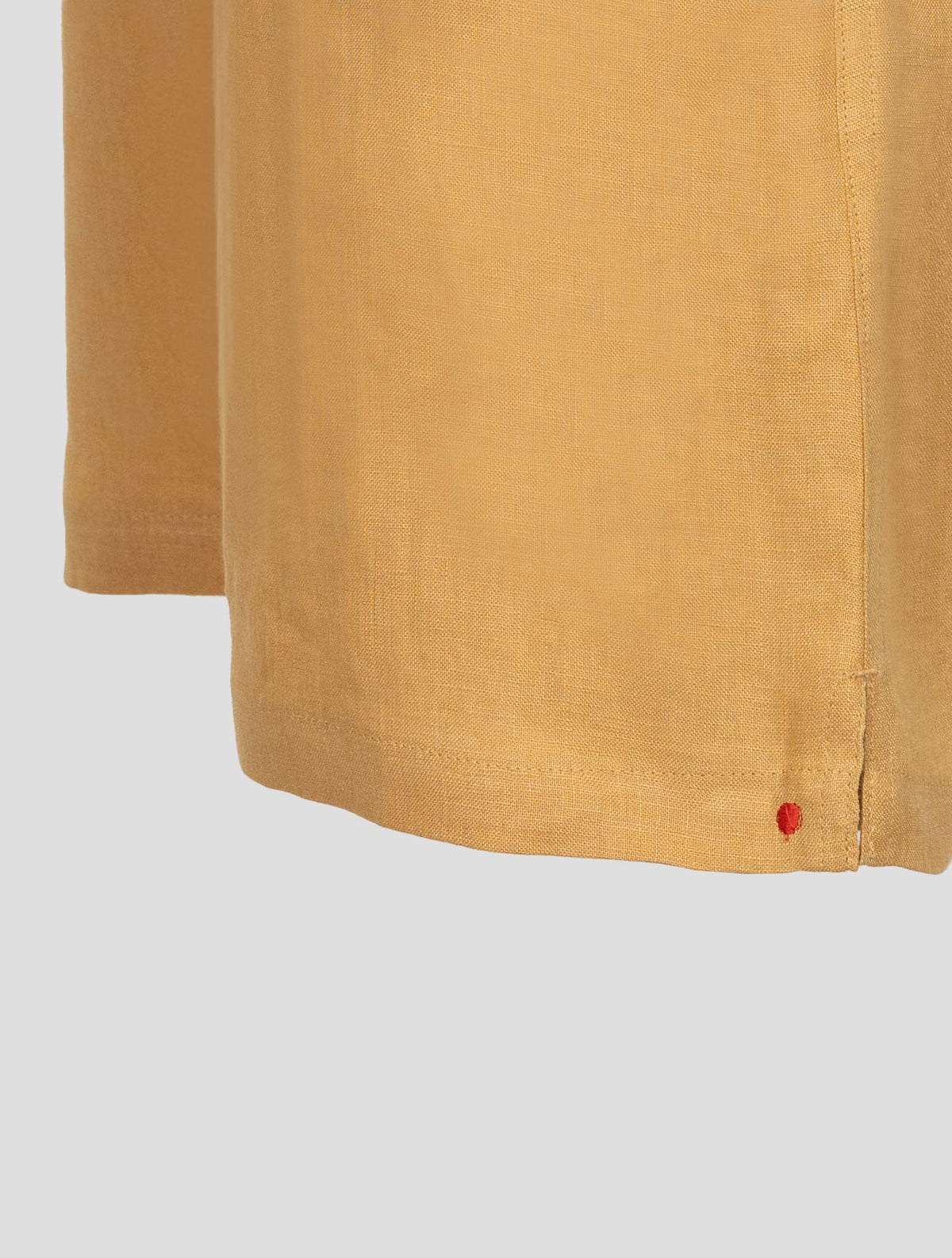 Kiton Yellow Linen Short Pants 4