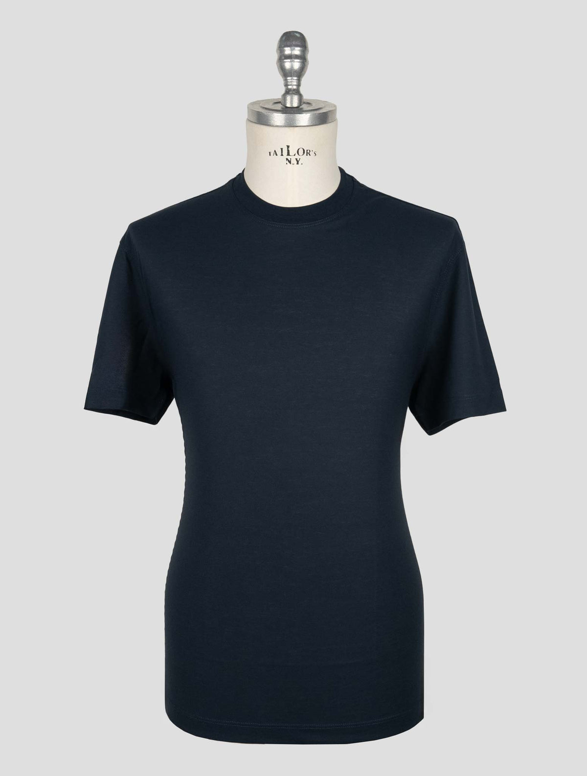 Kired Dark Blue Cotton T-Shirt 1