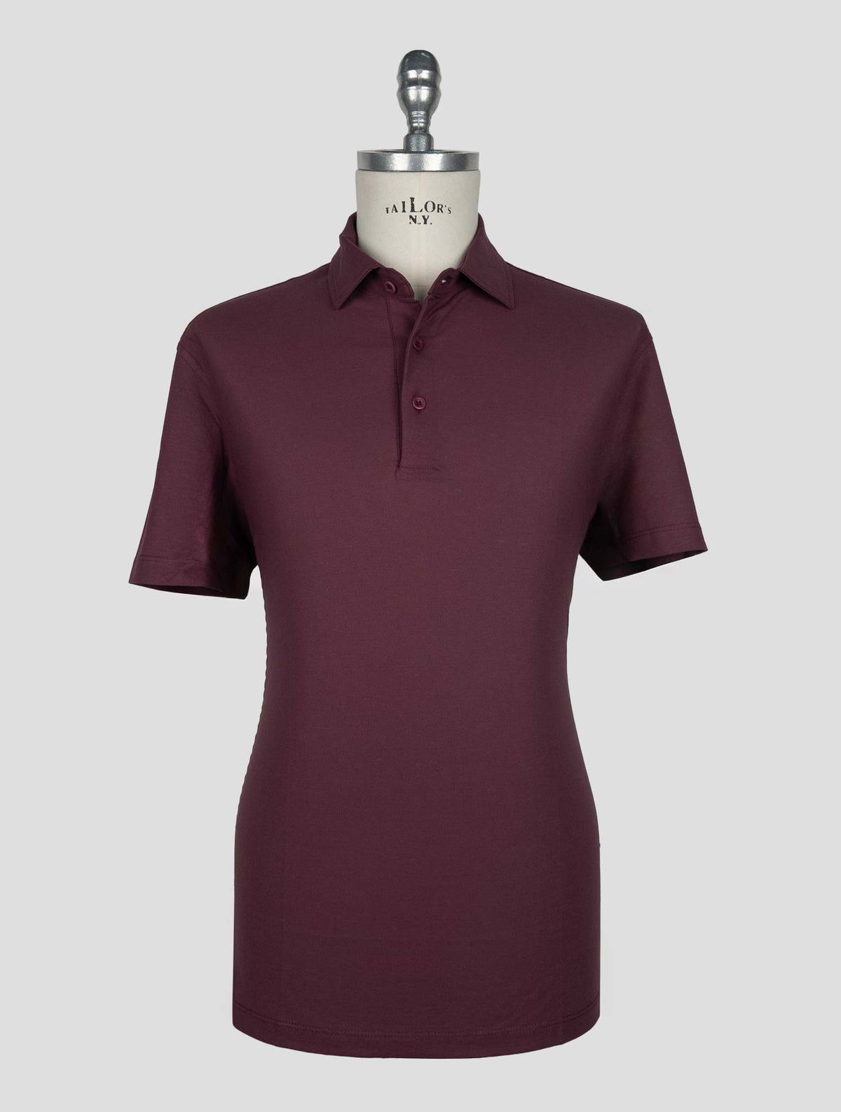 Kired  Burgundy Cotton Polo 1
