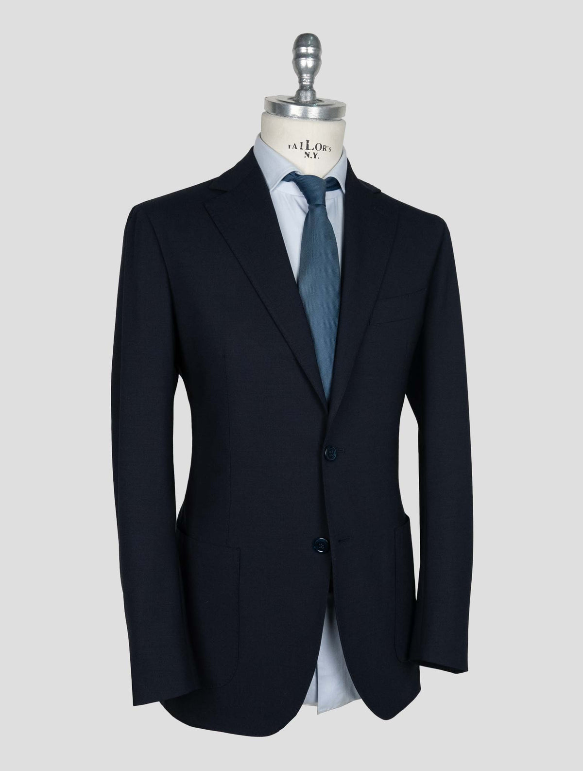 Sartorio Napoli Dark Blue Virgin Wool Ea Suit 2