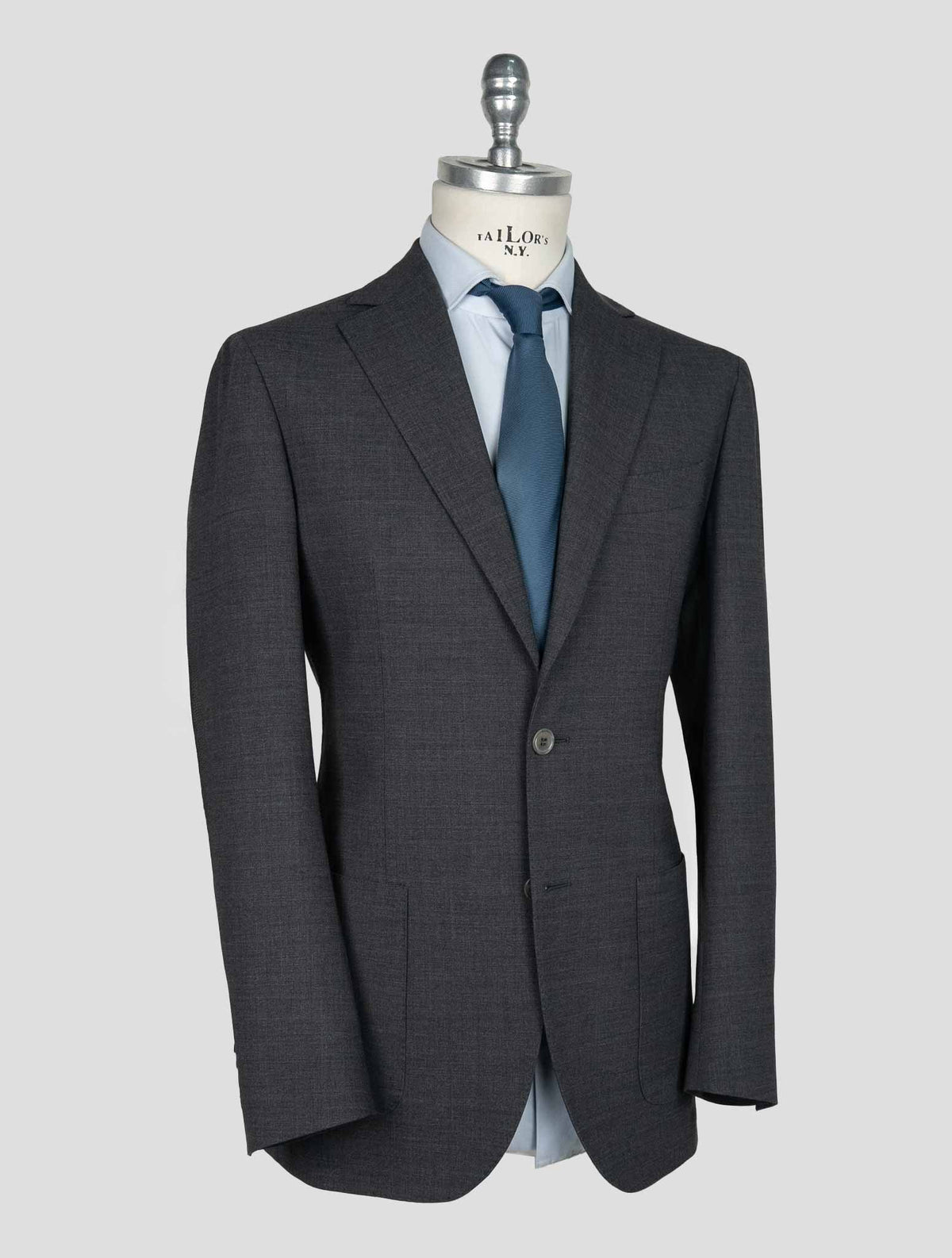 Sartorio Napoli  Dark Gray Virgin Wool Ea Suit 2