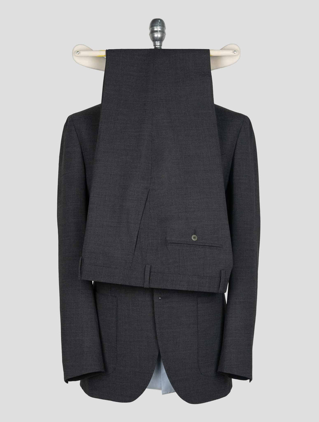 Sartorio Napoli  Dark Gray Virgin Wool Ea Suit 4