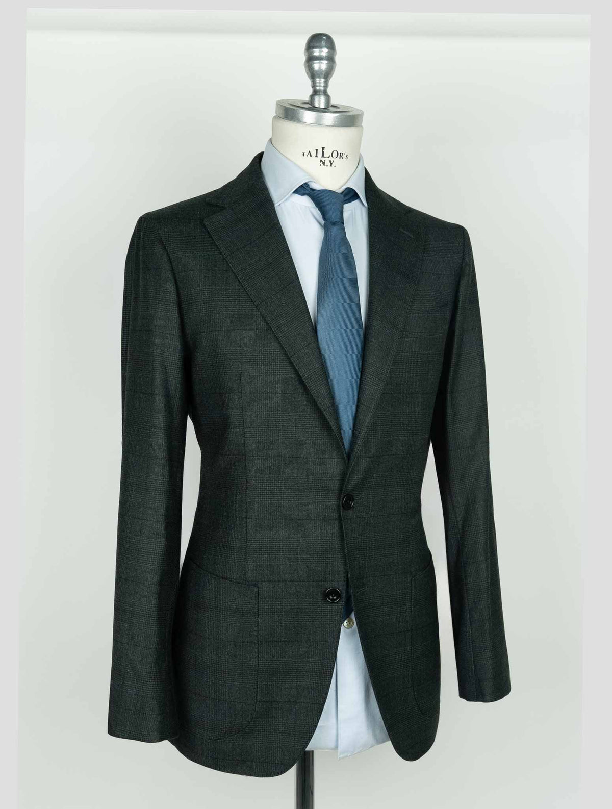 Sartorio Napoli  Green Virgin Wool Silk Pa Ea Suit 2