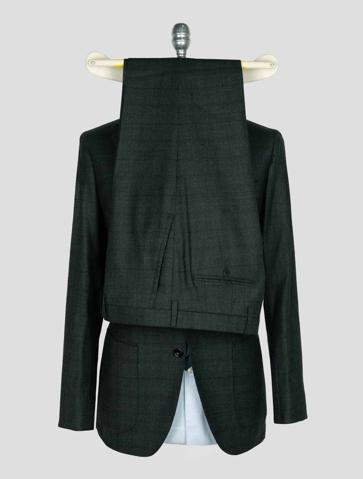 Sartorio Napoli  Green Virgin Wool Silk Pa Ea Suit 4