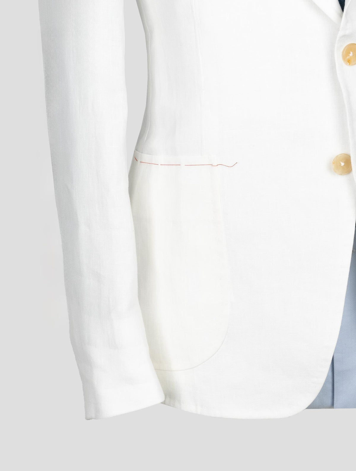 Isaia White Linen Suit 6