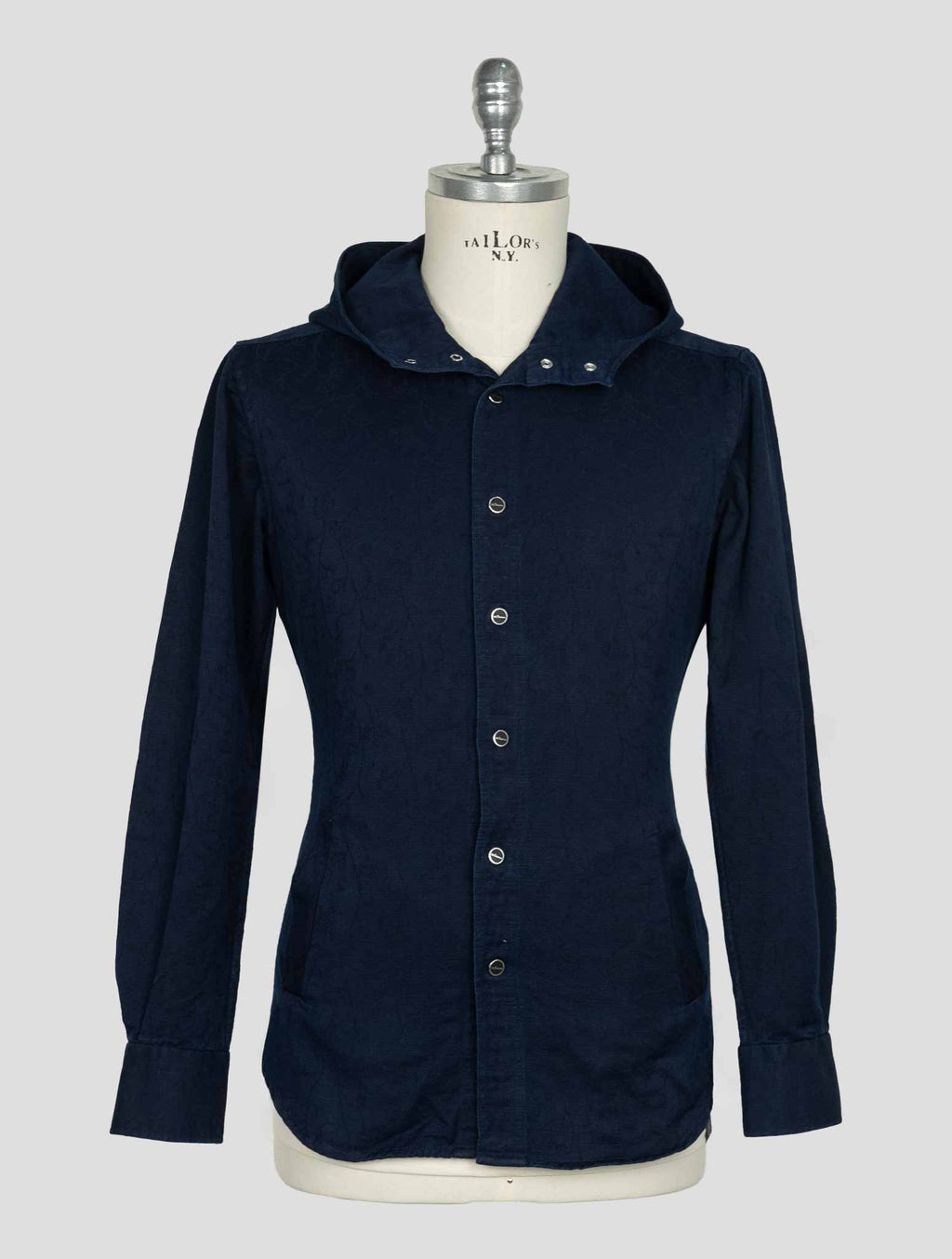 Kiton Blue Cotton Shirt Mariano 2