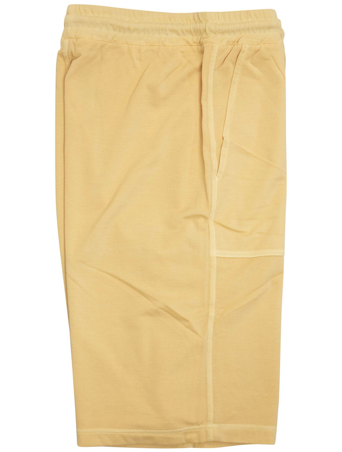 Kiton Yellow Cotton Short Pants 1